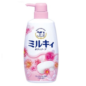 Milky Body Soap Floral Soap Fragrance Body Wash 550ml