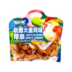 XRY Spicy Beancurd Strips (Large Plate Chicken Flavor) 200g