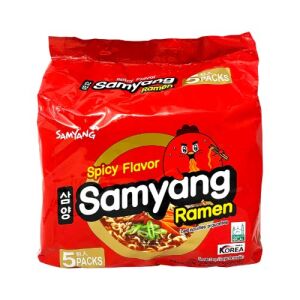 SY) Samyang Ramyun Spicy Flavor 120g*5 bags