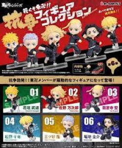 Re-Ment Let's go! TOKYO REVENGERS! ! conflict figure collection (6 kinds in a set)