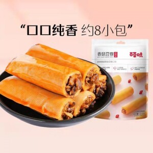 BAICAOWEI Shiitake Beancurd Roll Hot & Spicy 210g