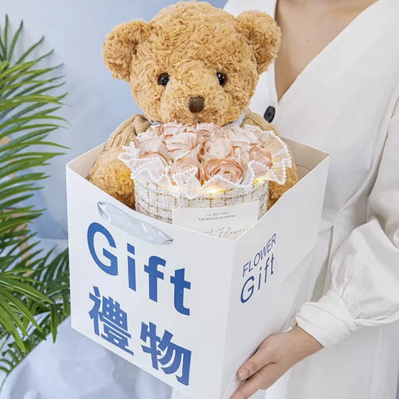 Gift Box Edition : Hugging Teddy Bear 50cm