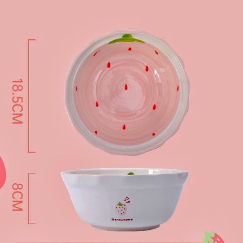 Strawberry Collection - Ceramic Bowl (L)