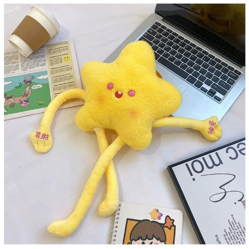 Cute Little Cartoon Star Shoulder Bag -Yellow