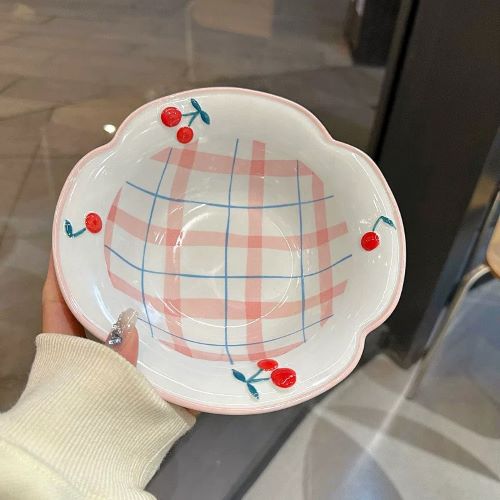 Cute Cherry Ceramic Bowl