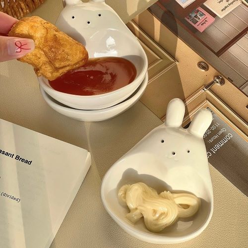 Cute Bunny Ceramic Sauce Dish