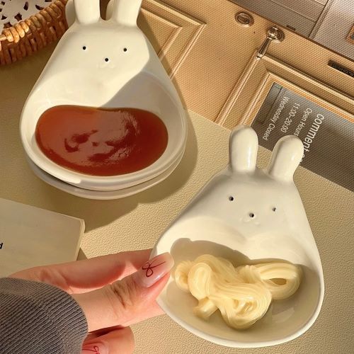 Cute Bunny Ceramic Sauce Dish