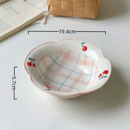 Cute Cherry Ceramic Bowl