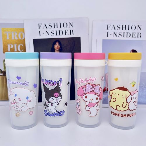 Sanrio Double Layer Water Cup - Pompompurin